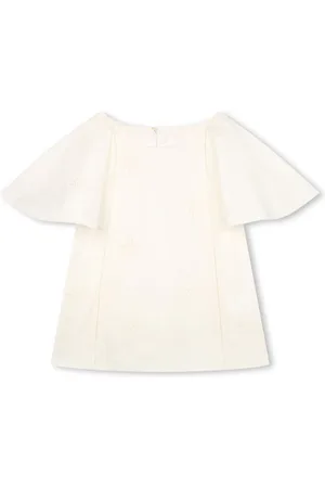Chloé Broderie-anglaise organic cotton blouse