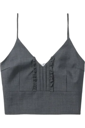 Shushu/Tong V-neck crop top
