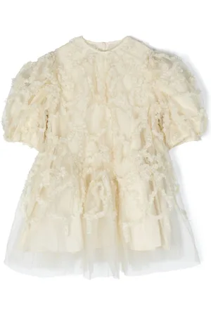 JNBY by JNBY Floral-embroidered tulle dress