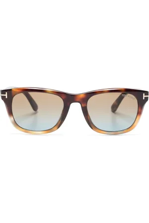 Tom Ford Tortoiseshell wayfarer-frame glasses