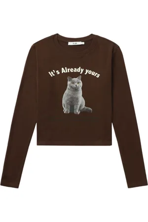 B+AB Graphic-print cotton sweatshirt
