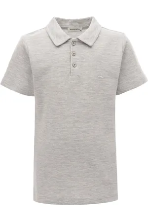 M. Moustache Mélange-effect polo shirt