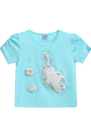 Mimi Tutu Peacock-appliqué T-shirt