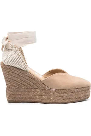 MANEBI Hamptons 110mm wedge espadrilles