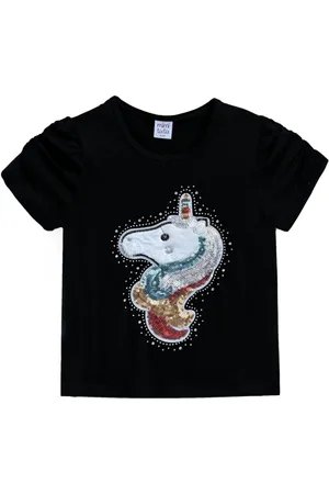 Mimi Tutu Unicorn-appliqué T-shirt