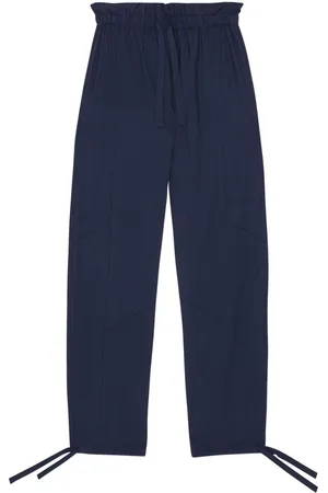 Ganni Elasticated-waist trousers