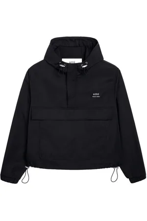 Ami Logo-lettering hooded jacket