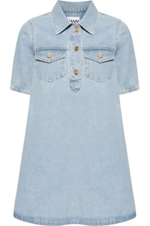 Ganni Denim mini dress