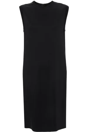 Totême Crew-neck crepe midi dress