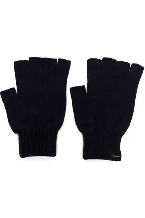 Paul Smith Knitted cashmere fingerless gloves