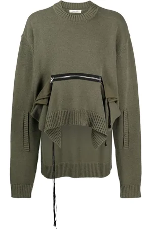 CRAIG GREEN Zip-pocket asymmetric jumper