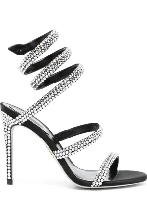 RENE CAOVILLA Cleo 105mm rhinestone-embellished sandals
