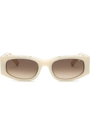 Philipp Plein Round-frame crystal-embellished sunglasses