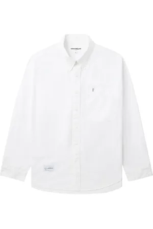 Chocoolate Logo-patch cotton shirt