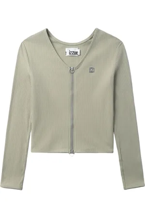 Izzue Logo-plaque cotton cardigan