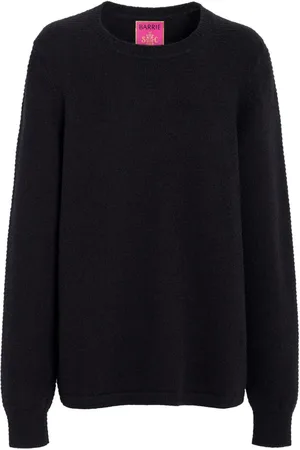 Barrie Striped chunky-knit jumper