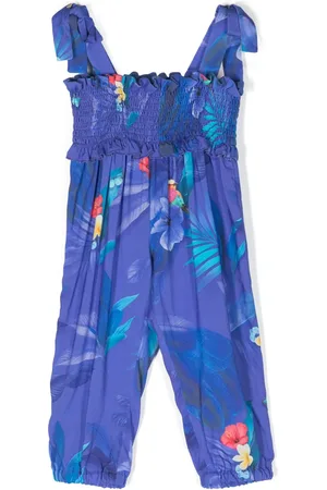 Lapin House Graphic-print ruched jumpsuit