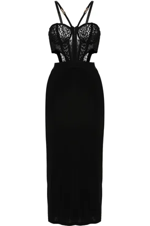 VERSACE Panelled-design dress
