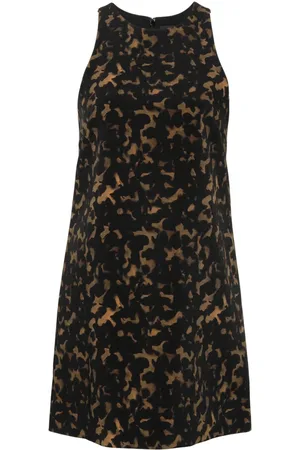 THEORY Tortoiseshell shift dress