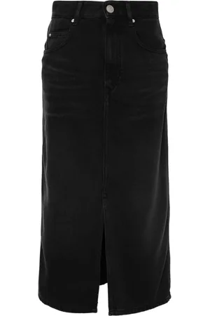 Isabel Marant Tilauria denim midi skirt