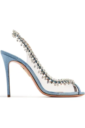 Aquazzura Temptation crystal-embellished pumps