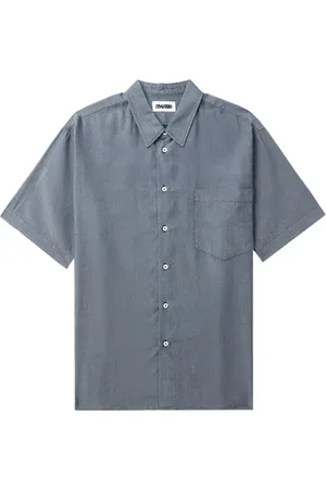 MAGLIANO Logo-print lyocell shirt