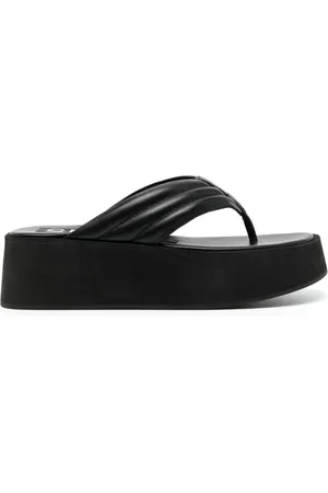 SENSO Reese platform leather flip-flops