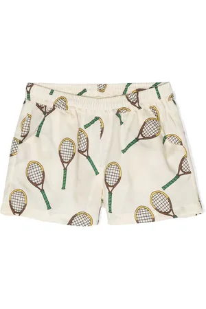 Mini Rodini Tennis-print lyocell shorts
