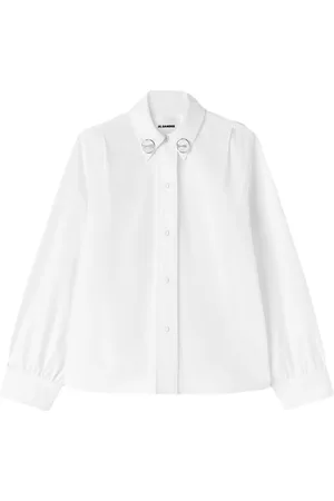 Jil Sander Jewel-clip cotton shirt