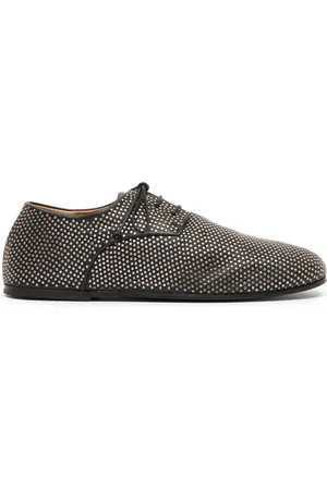 MARSÈLL Stud-embellished leather Derby shoes