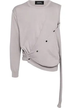 DOUBLET AI asymmetric cardigan