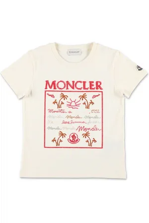 Moncler Embroidered-logo cotton T-shirt