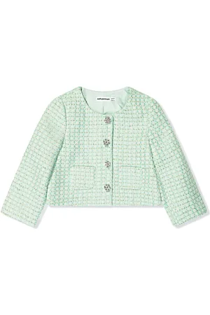 Self-Portrait Single-breasted bouclé jacket