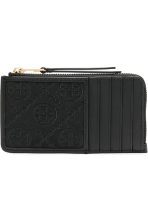 Tory Burch T Monogram zip card holder