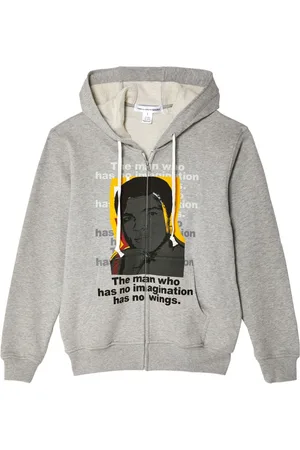 Comme des Garçons Graphic-print cotton hoodie
