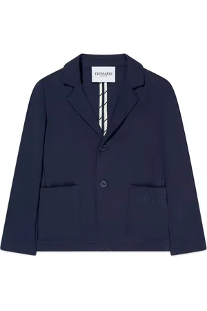Trussardi Jersey-texture blazer