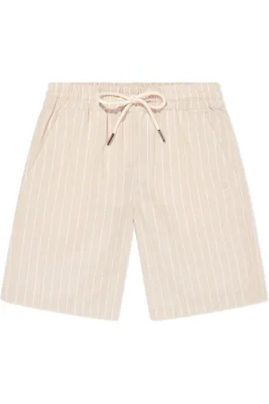 Trussardi Striped drawwstring shorts