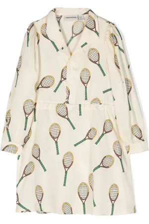 Mini Rodini Tennis-print lyocell shirtdress