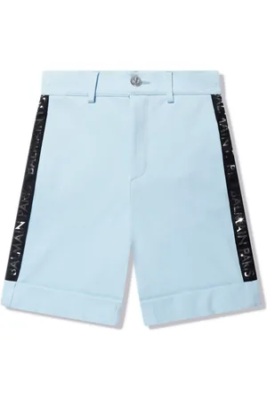 Balmain Logo-tape chino shorts