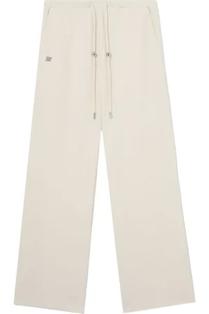 tout a coup Logo-embroidered cotton track pants