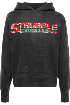 SAINT MXXXXXX Struggle Tears cotton hoodie