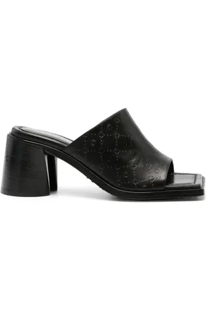 Marine Serre 75mm leather sandals
