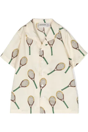 Mini Rodini Tennis-print lyocell shirt