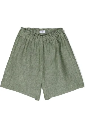 Il gufo Wide-leg linen shorts