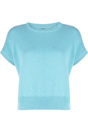 Teddy Cashmere Genova sleeveless cropped cashmere jumper