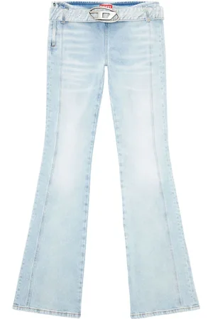 Diesel D-Ebbey belted flared jeans