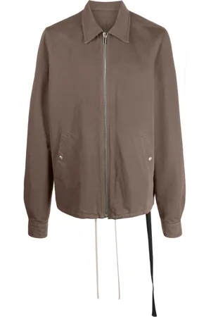 Rick Owens Zip-up drawstring shirt jacket