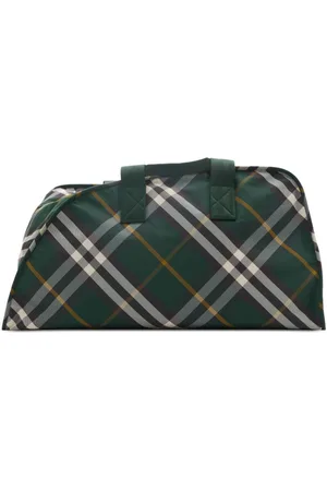Burberry Large Shield check-pattern duffle bag