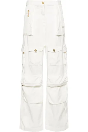 Elisabetta Franchi Wide-leg cargo jeans