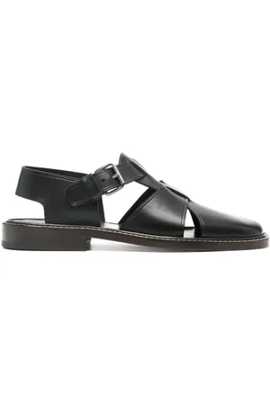 LEMAIRE Fisherman leather sandals